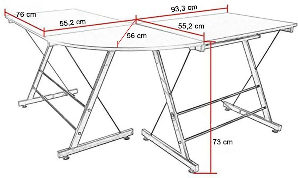 Birou in forma de L