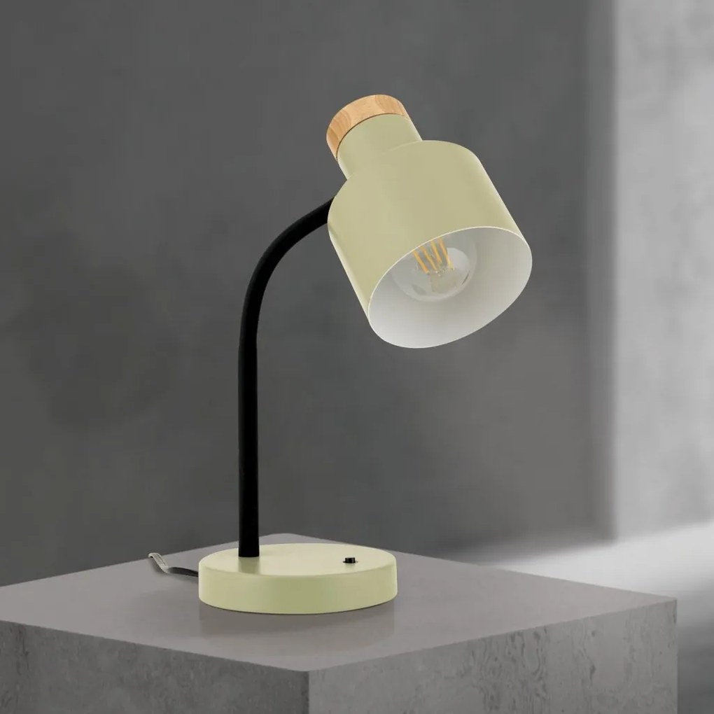 Lampa de birou Gili verde deschis
