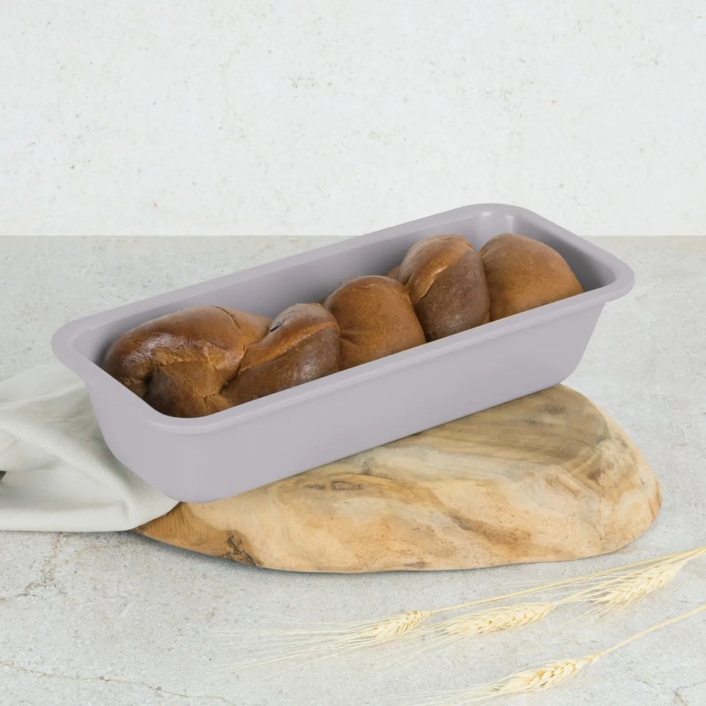 Tava chec 32x13,5 cm Taupe Berlinger Haus BH 7919, antiaderenta, gri