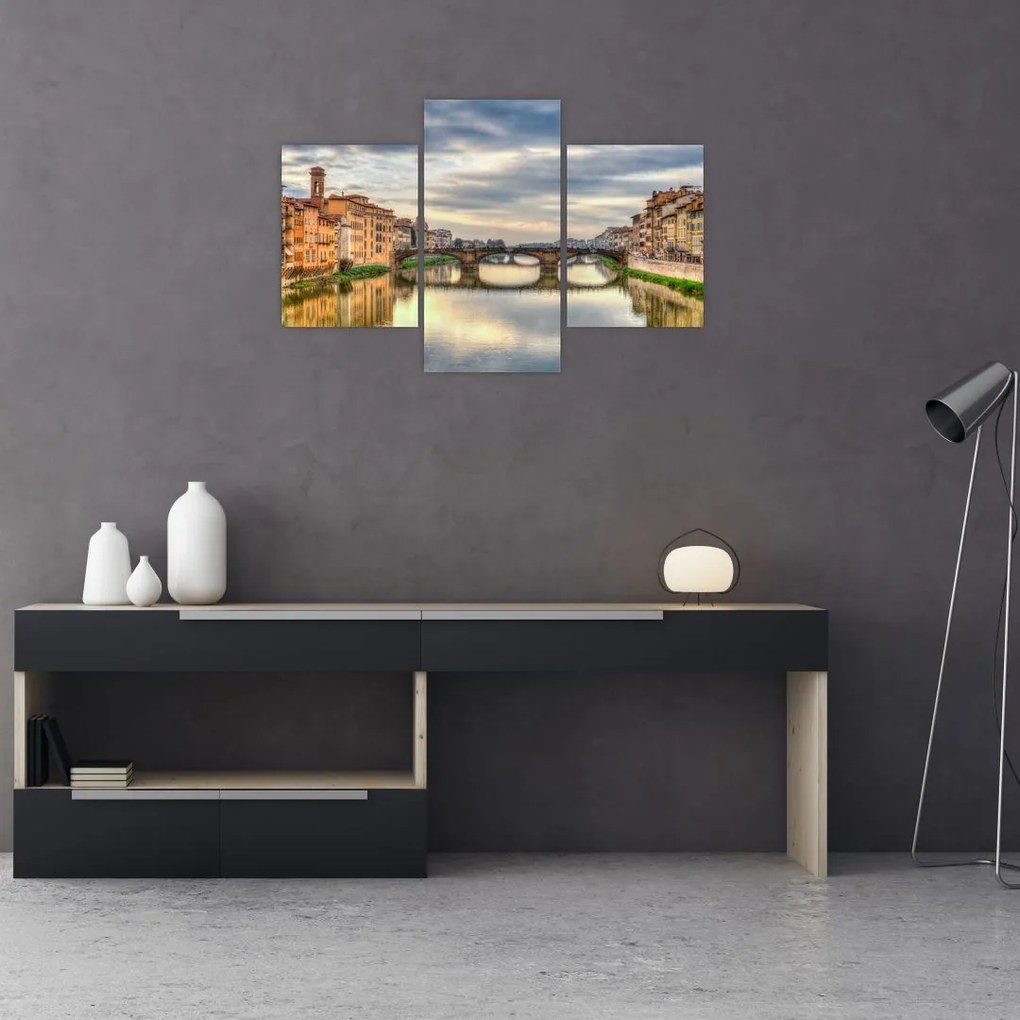 Tablou - Pod peste râu (90x60 cm)