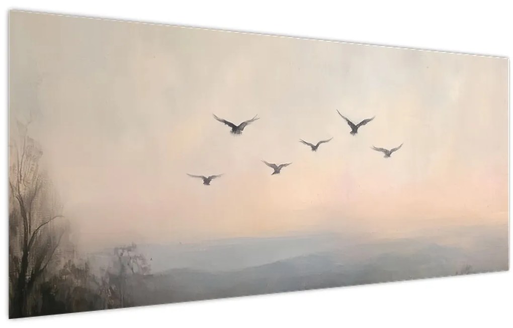 Tablou - Stol de păsări (120x50 cm)