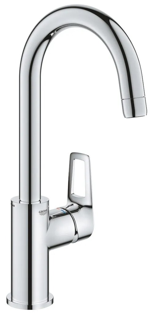 Baterie lavoar Grohe Bauloop marimea L,model 2022,furtunuri flexibile,crom-23891001