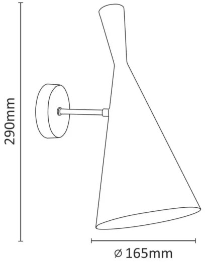 Aplica perete MODERN 1xE27/20W/230V alb