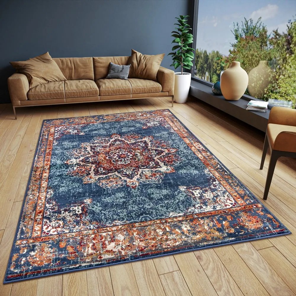 Covor albastru închis 120x170 cm Orient Maderno – Hanse Home