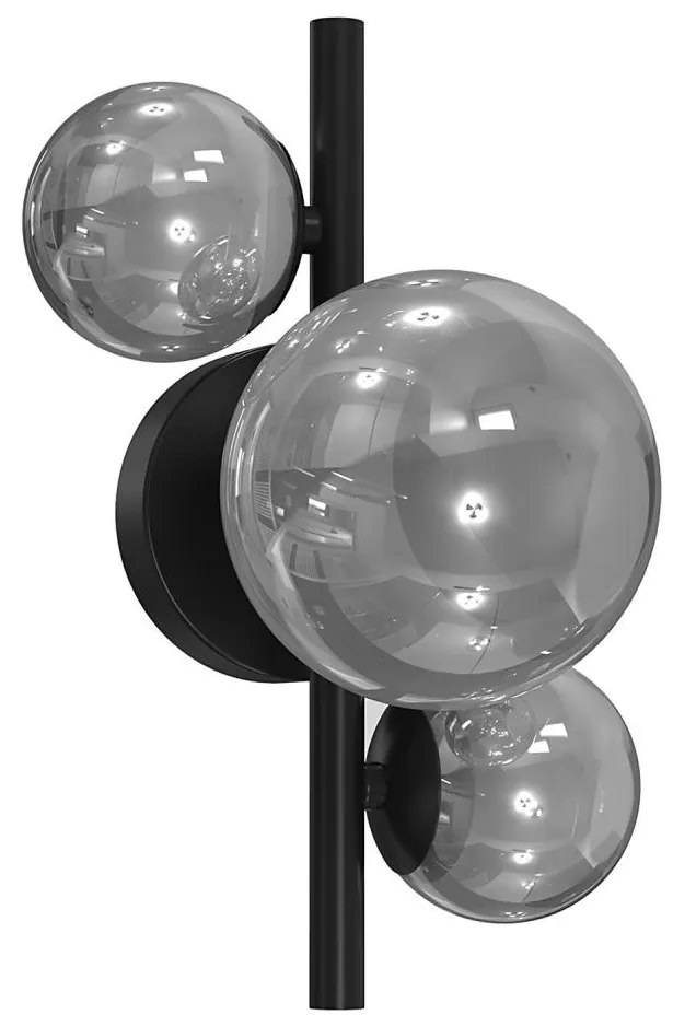 Aplică ONLI PALOMA 3xG9/10W/230V negru/fumuriu