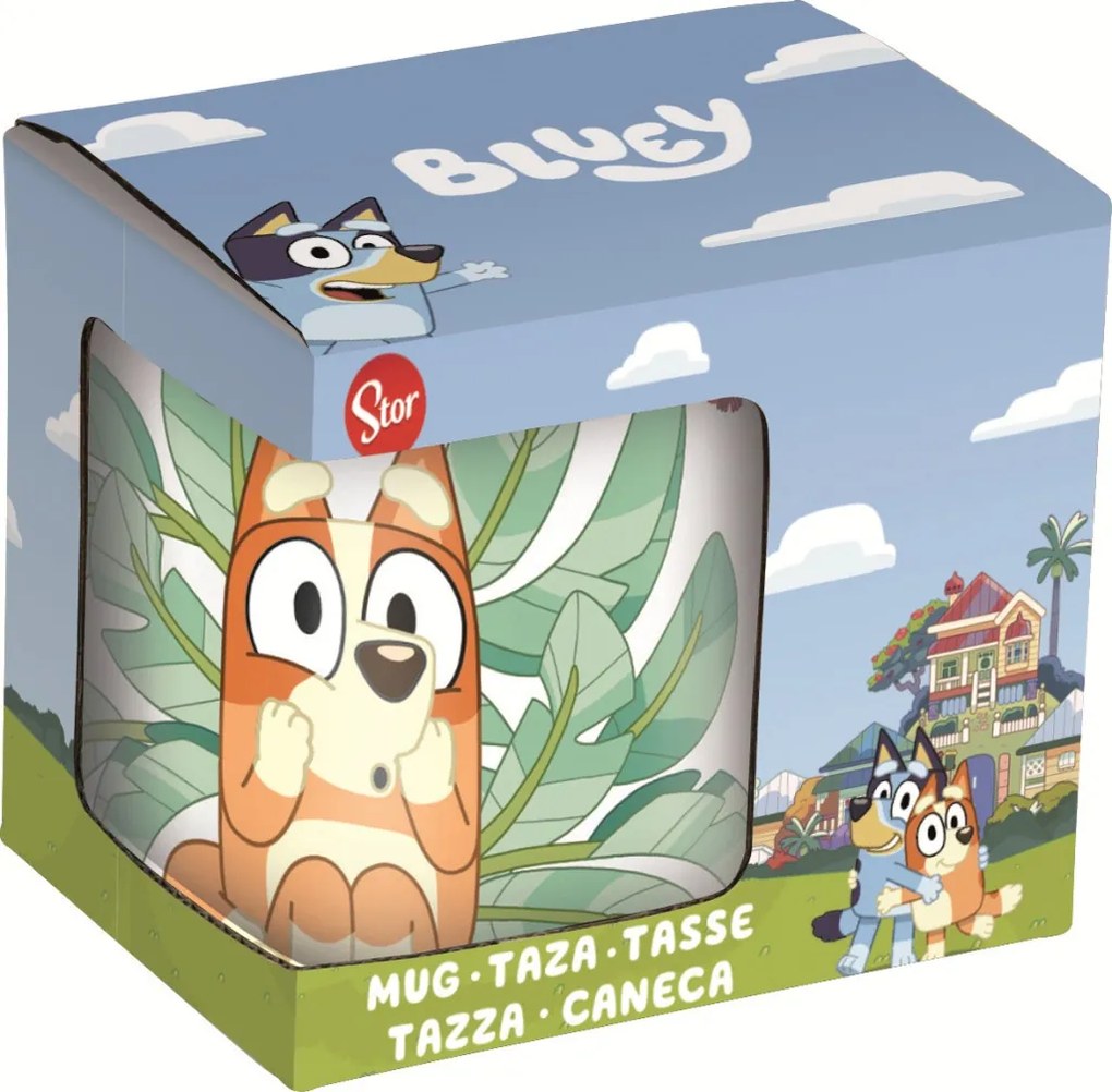 Bluey Leaves ceașcă din porțelan 235 ml (8 oz) Cutie Cadou