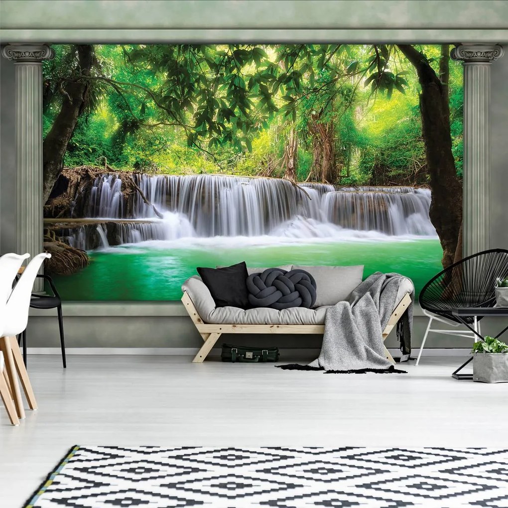 Fototapet - Cascada magică (152,5x104 cm)
