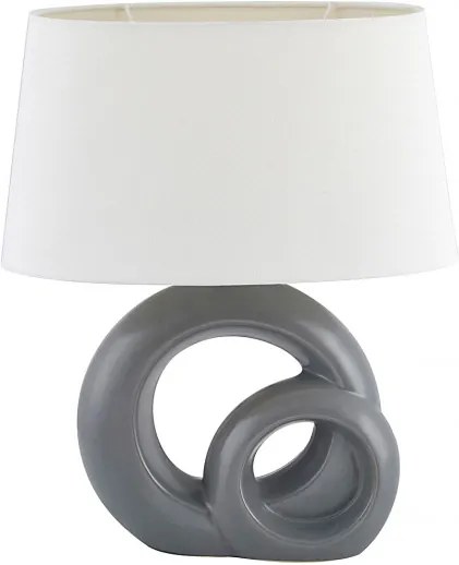 Rábalux Tory 4519 Veioze, Lampi de masă alb ceramică E27 1X MAX 60W IP20