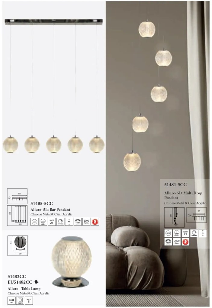 Lampa de masa decorativa Allure
