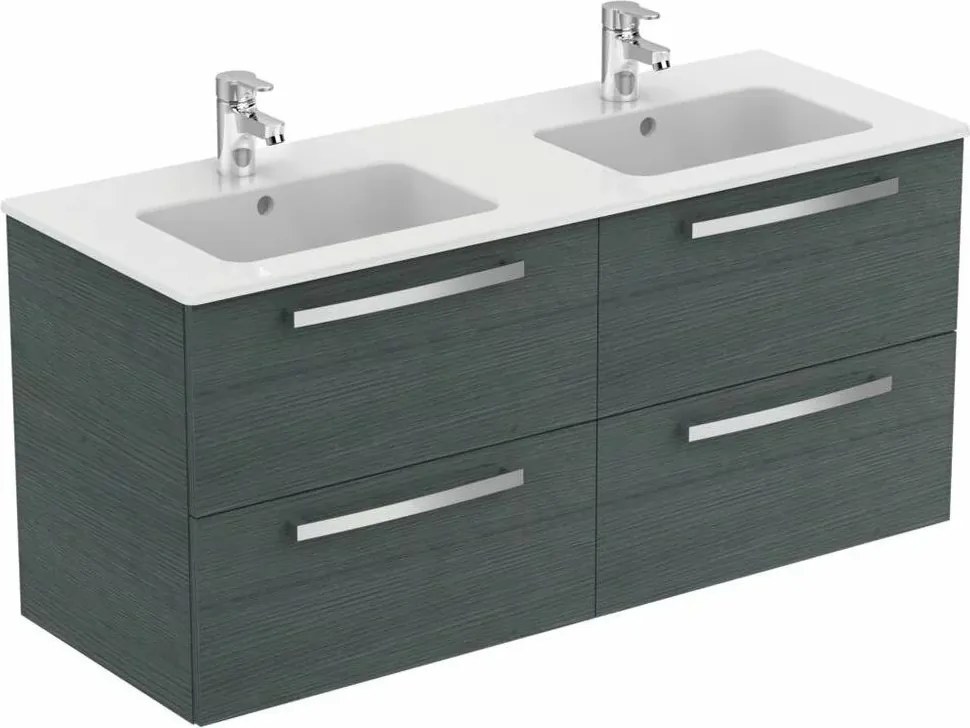 Dulap baza suspendat Ideal Standard Tempo 120 cm, gri lucios