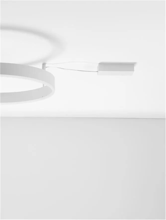 Lustra/Plafoniera LED dimabila design circular MOTIF 60cm