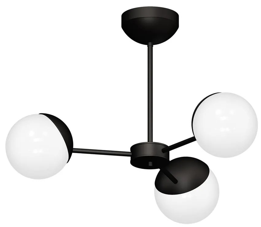 Candelabru SFERA BLACK Milagro Modern, E14, Negru, MLP8865, Polonia