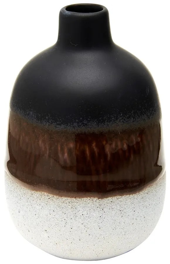 Vază Sass &amp; Belle Bohemian Home Mojave, alb - negru