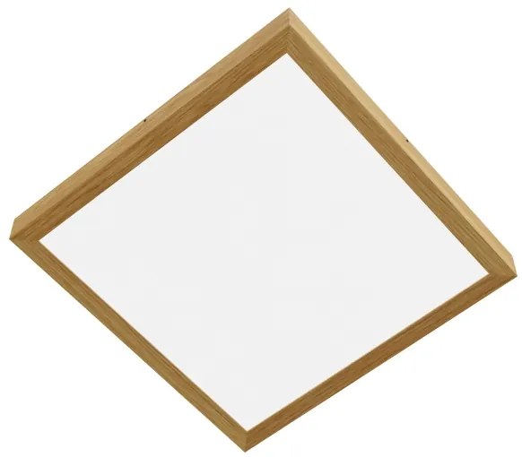 Panou LED aplicat QUADRA LED/40W/230V stejar APLED