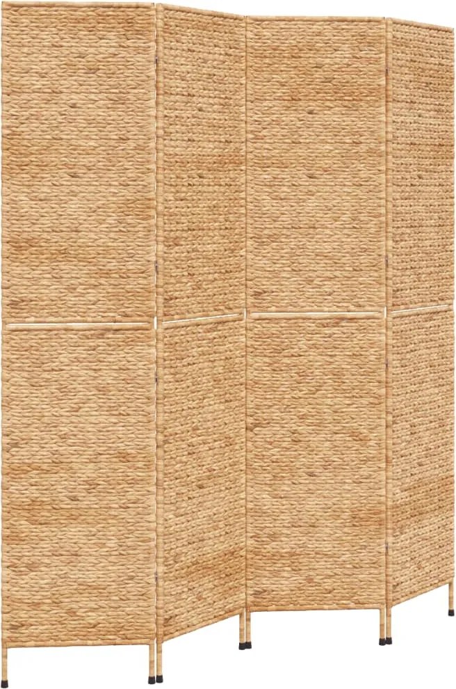 vidaXL Paravan de cameră cu 4 panouri, 163x180 cm, zambilă de apă
