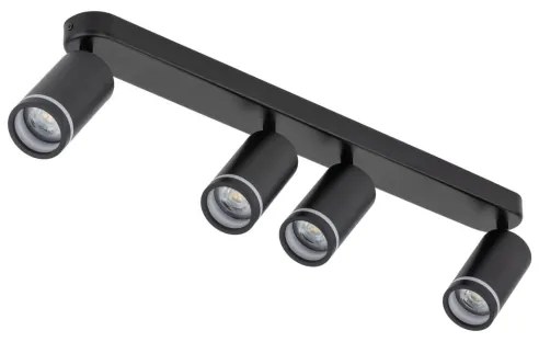 Spot JET 4xGU10/10W/230V negru
