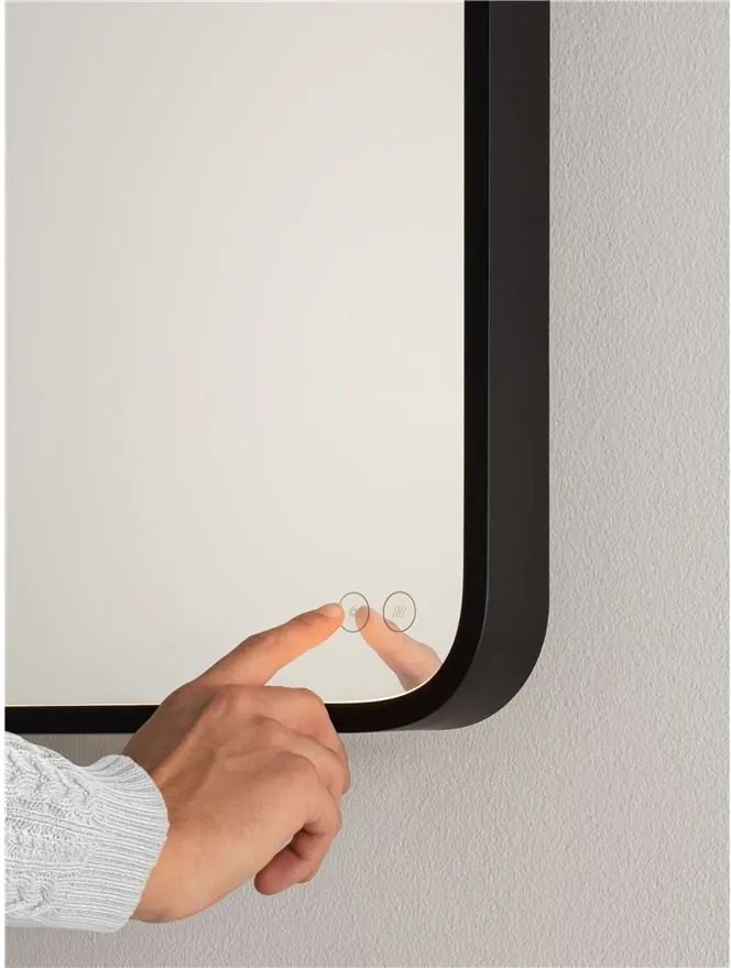Oglinda cu iluminat LED pentru baie IP44 SINIA 60x80cm
