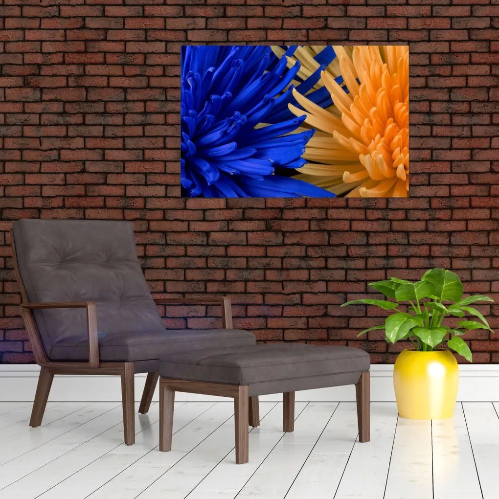 Tablou detailat cu flori (90x60 cm)