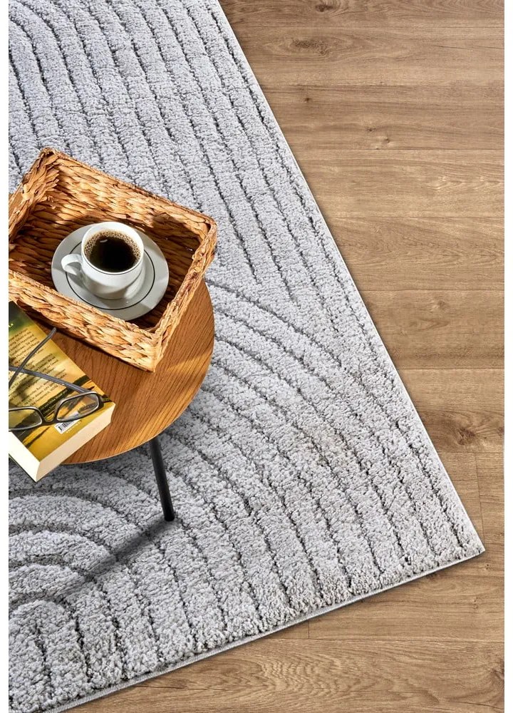 Covor gri deschis 160x235 cm Panglao New York Light Grey – Elle Decoration