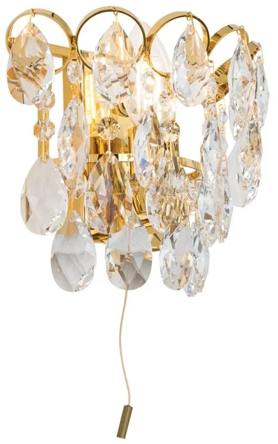 Aplica de perete cristal Swarovski KRISTALL KLASSISCH auriu