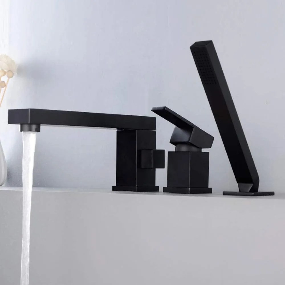 Baterie pentru cada Rea Glen Negru Black trei piese