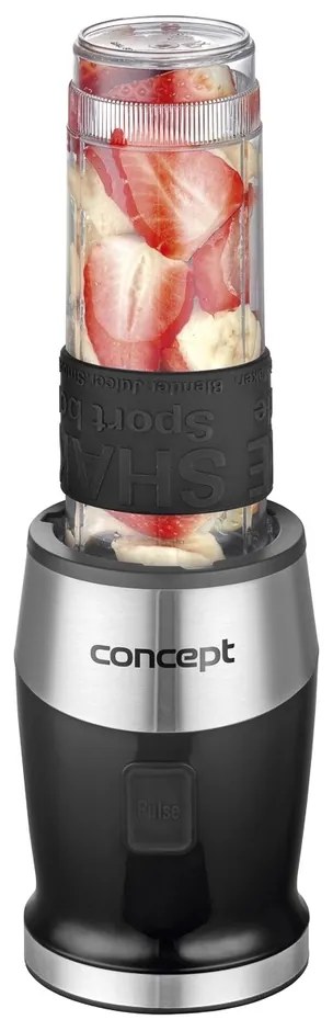 Blender multifuncțional Concept SM3390 Fresh&Nutri  700 W + 2 sticle de 570 ml + 400 ml, negru