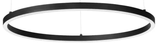 Ideal Lux - ORACLE SLIM lustră LED suspendată pe cablu, 40W, 230V, 3000K, Ø 70 cm, neagră