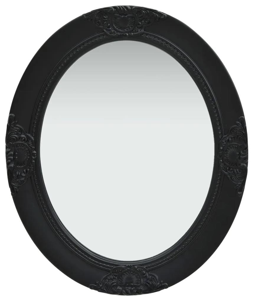 vidaXL Oglindă de perete in stil baroc, negru, 50 x 60 cm