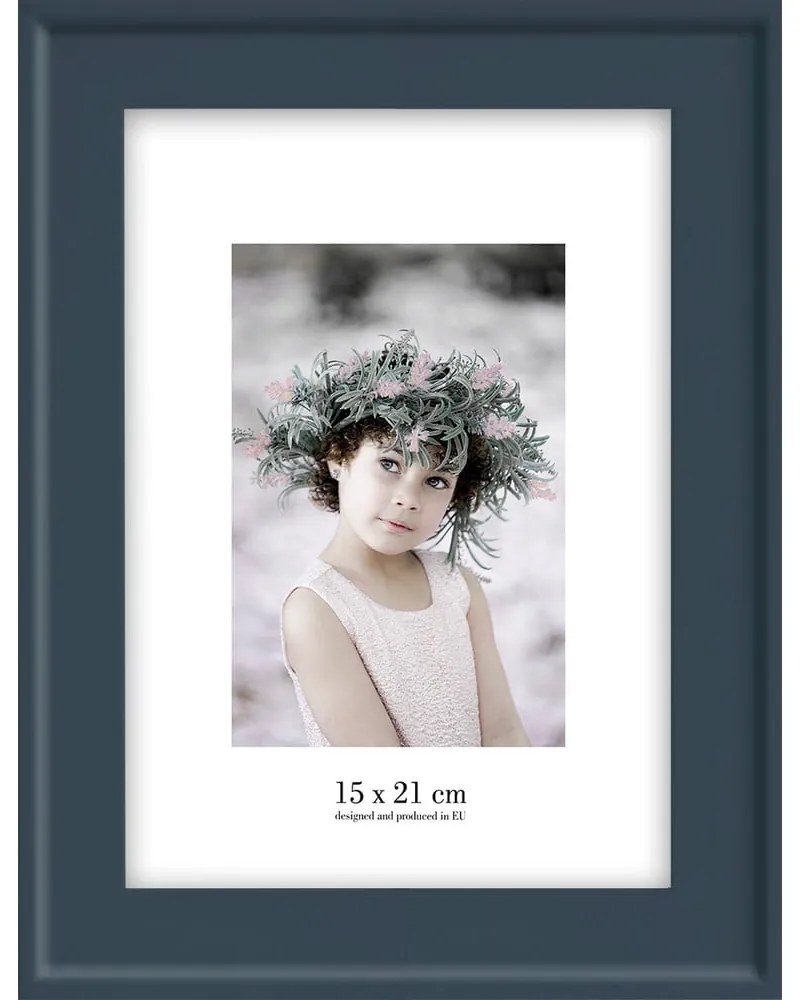 Ramă foto de perete Styler Malaga, 22 x 28 cm, albastru