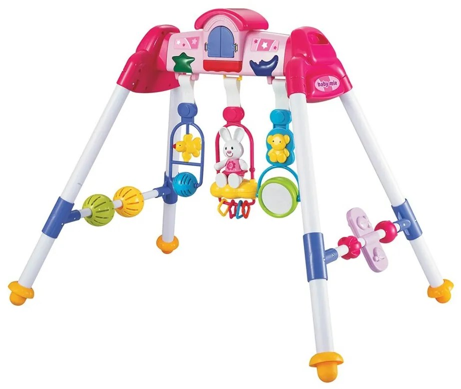 Baby Mix Baby play trapez De Lux roz, 40 x 55 cm