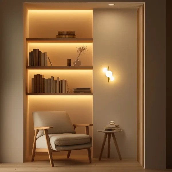 Aplică LED Brilagi MILLA 3xG9/3W/230V auriu/alb