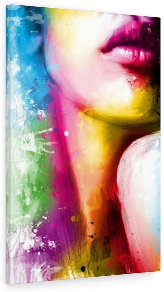 Tablou canvas Colorful Neck 120x80 cm