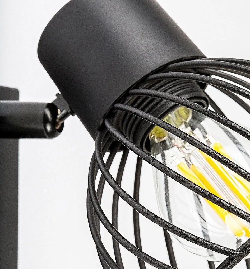 Aplica design industrial Aberama negru