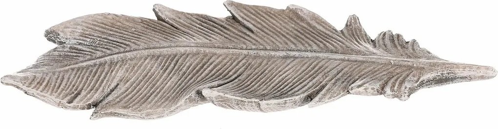 Decorație funerară Pene din aripi de înger,poliresin, 16 x 6 x 2 cm