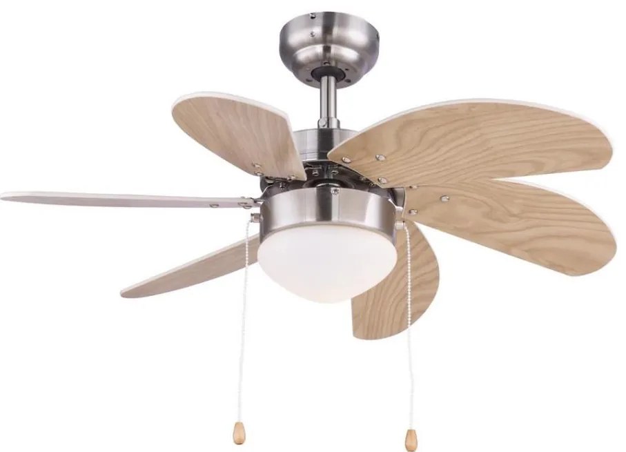 Ventilator de tavan Globo RIVALDO 03809, 1xE14/60W/230V