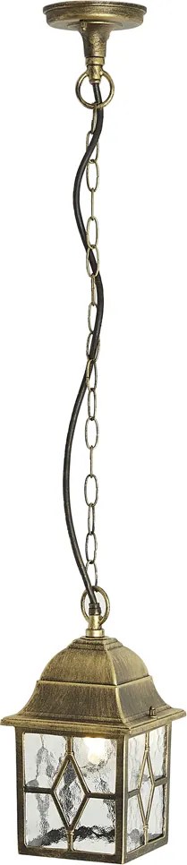 Lumină suspendată clasică auriu antic IP23 - London