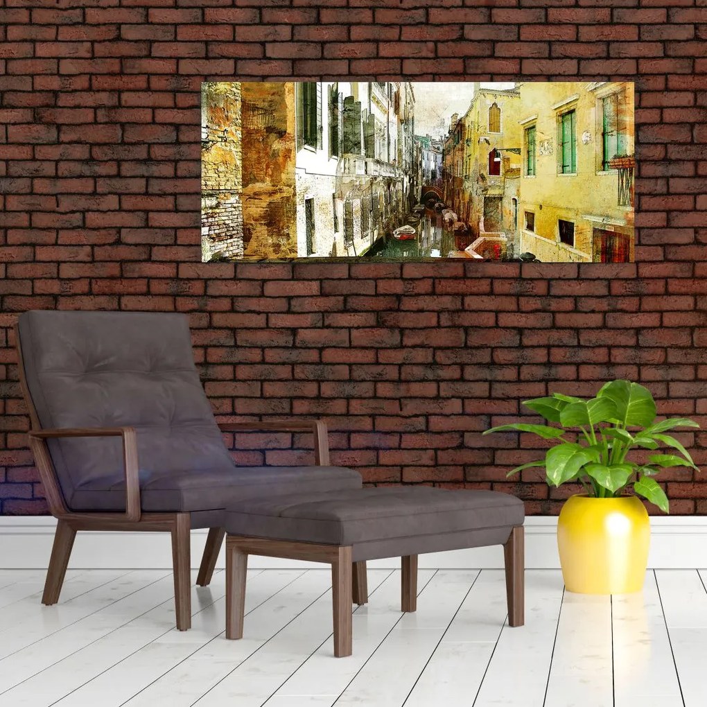 Tablou - Strada din Veneția (120x50 cm)
