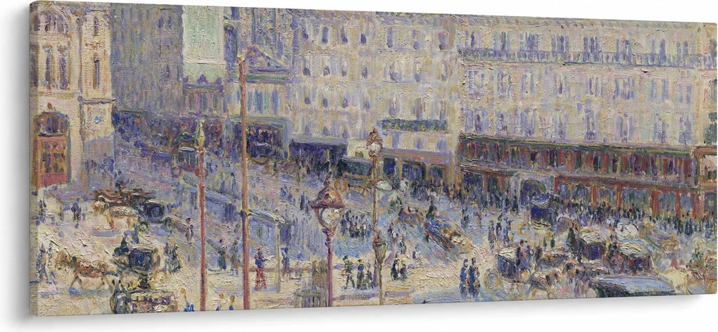 Tablou - Camille Pissarro, The Place du Havre, reproducere (120x50 cm)