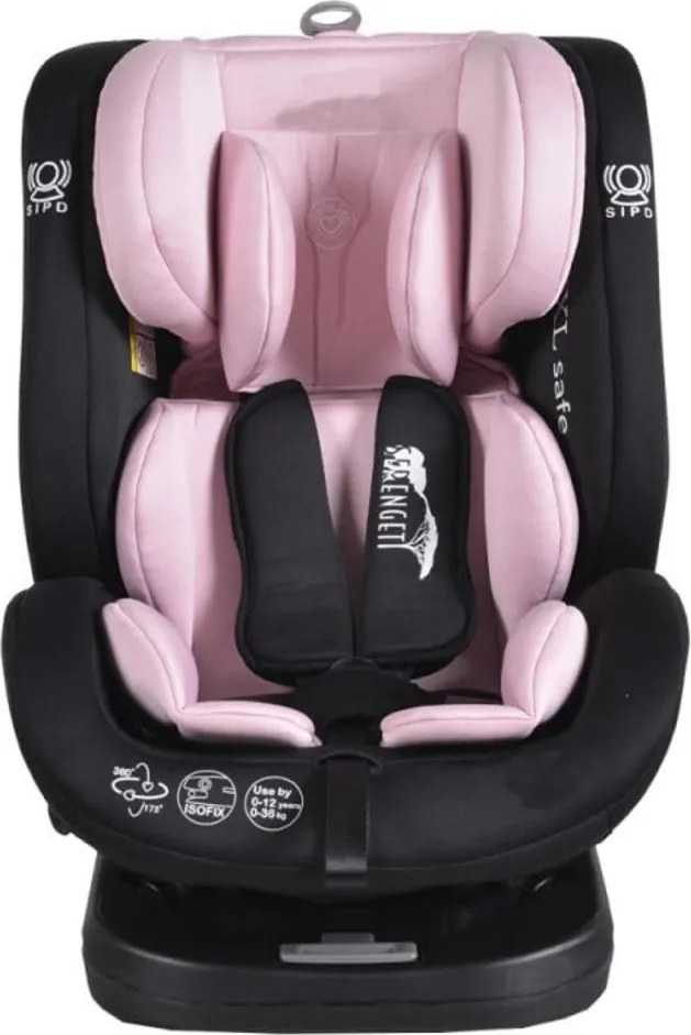 Scaun Auto cu Isofix NOVOKIDS™ Serengenti Deluxe, Rotire 360°, 0-36 kg, Tetiera reglabila pe inaltime, Omologare R-129 i-Size, Centura 5 puncte,