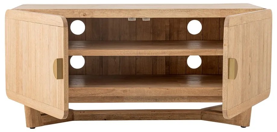 Comodă în culoare naturală din lemn de arbore de cauciuc 120x55x45 cm Serrone – Bloomingville