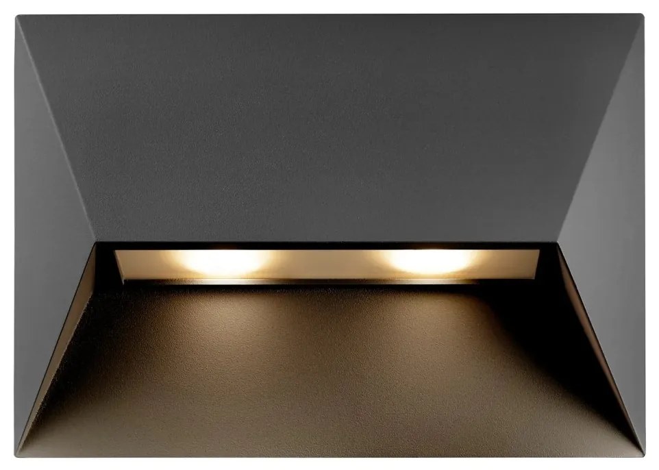 Aplica de perete pentru iluminat exterior IP54 Pontio 27 negru