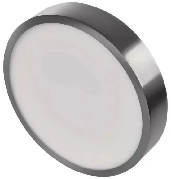 Plafonieră LED/21W/230V 3000/3500/4000K d. 22,5 cm crom