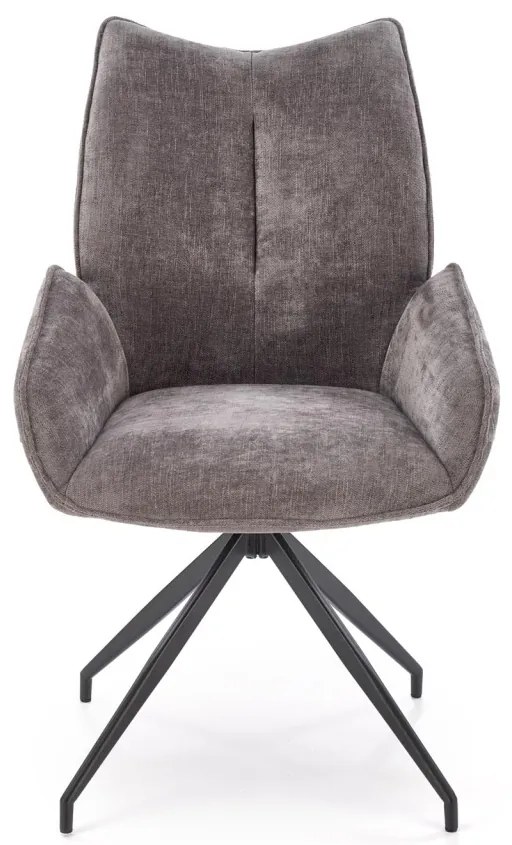 Scaun rotativ K553 stofa gri