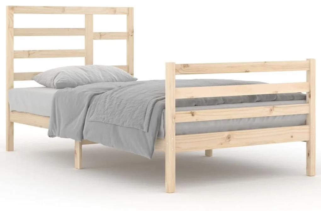 3105850 vidaXL Cadru de pat, 100x200 cm, lemn masiv