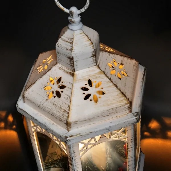 Decorațiune LED de Crăciun Solight 1V266 LED/3xAAA felinar