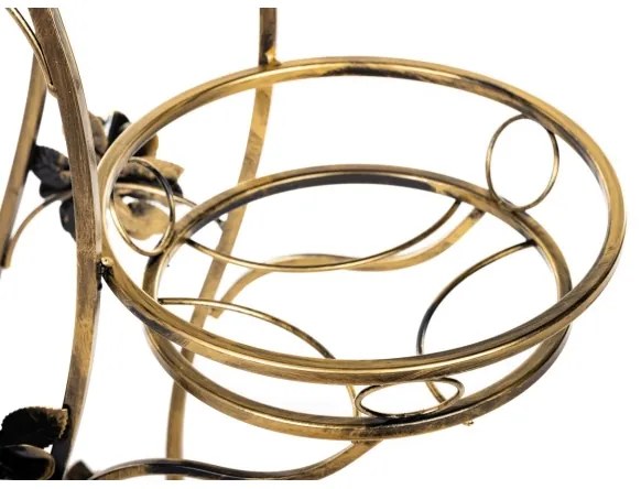 Suport de flori 100x70 cm auriu