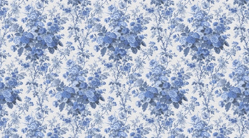 Fototapet, Porcelain, Blue, Rebel Walls