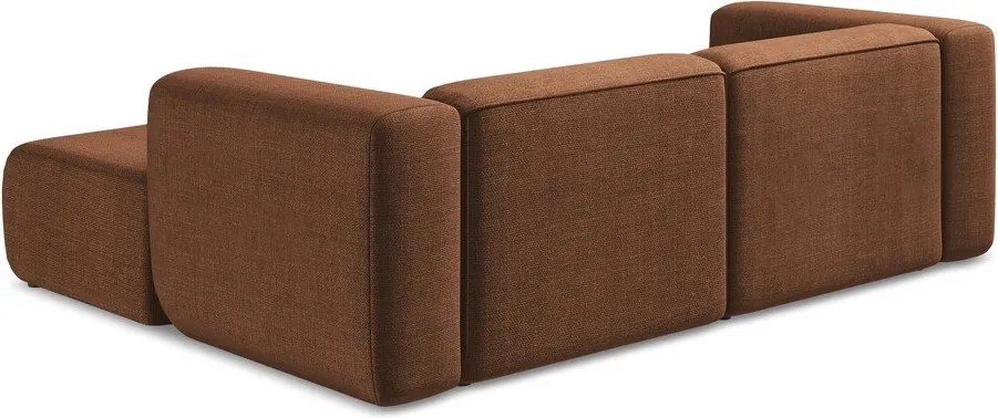 Colțar teracotă (cu colț pe partea dreaptă/cu șezlong) Ekahi – Makamii