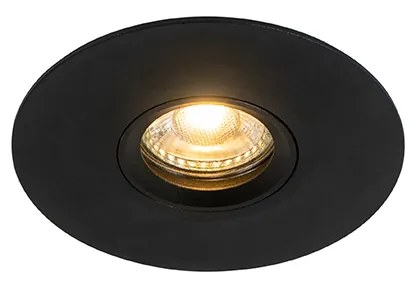 Spot încastrat inteligent negru, inclusiv Wifi GU10 50mm - Buco
