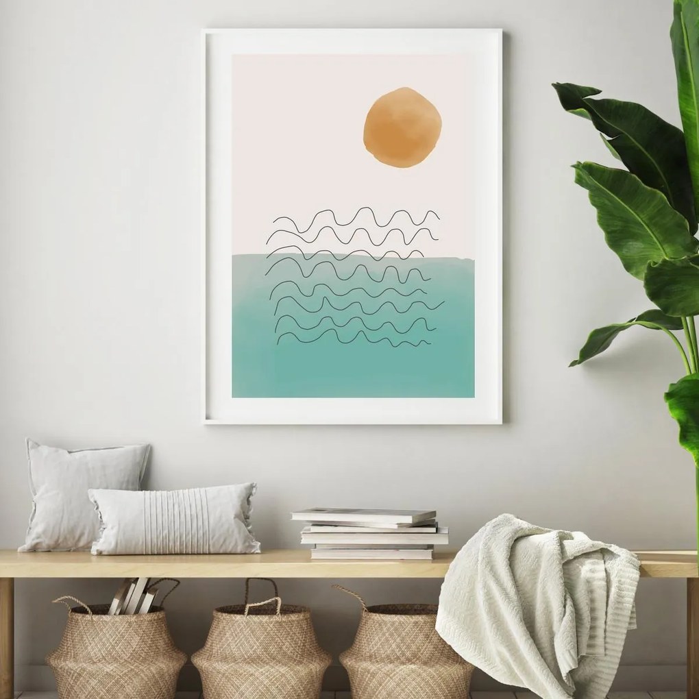 Poster - Abstracție pictată (A4)